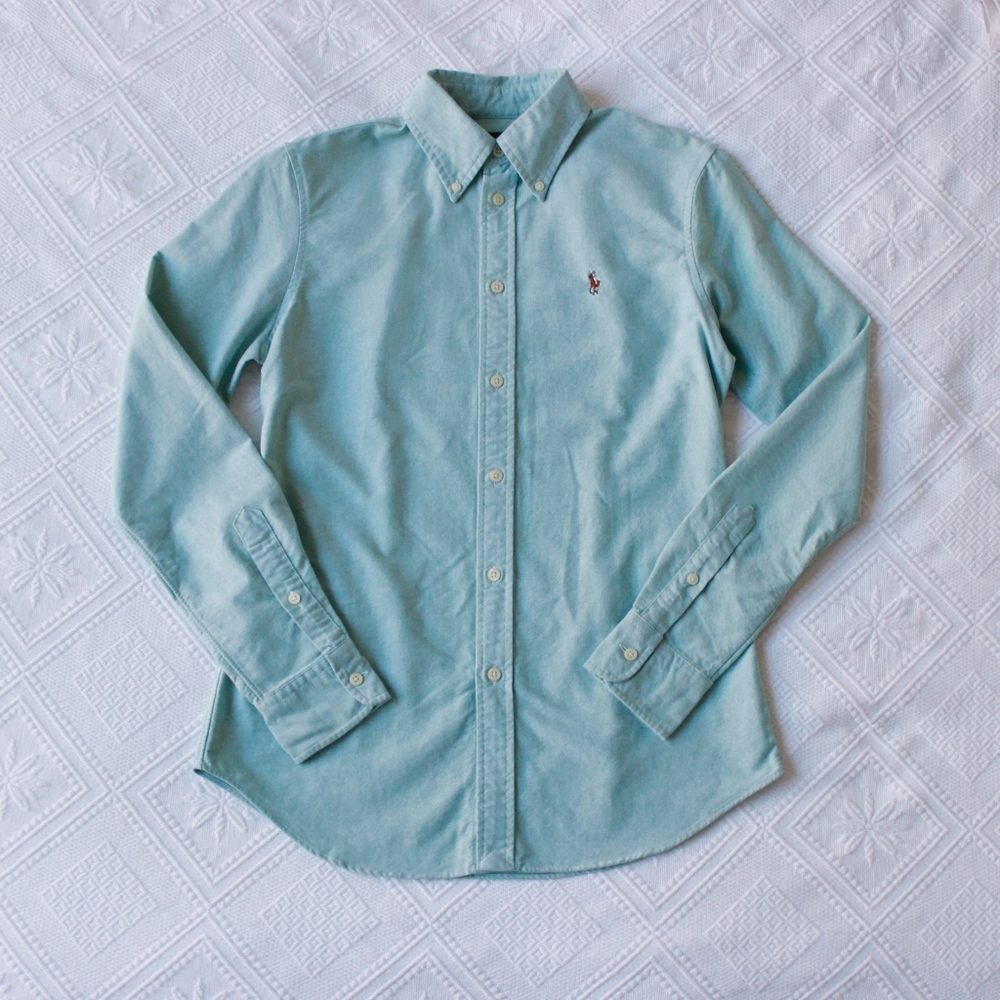Green Ralph Lauren Oxford